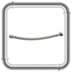 Flexible, inox rallonge