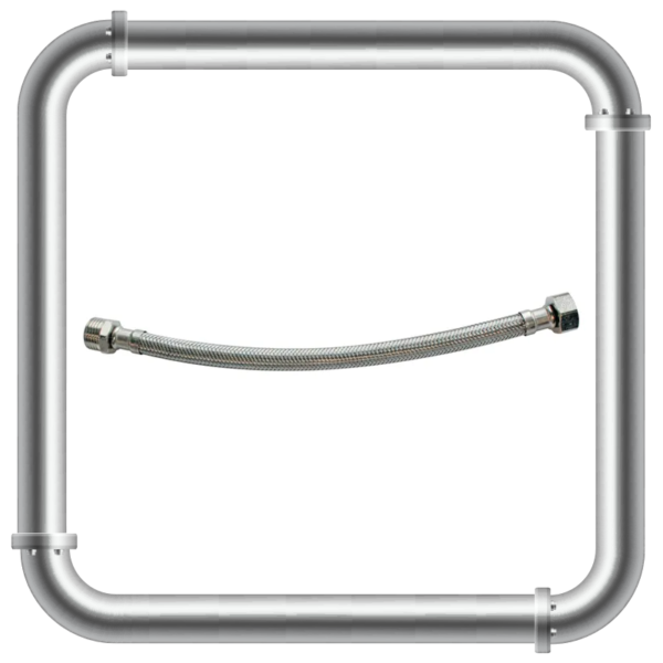 Flexible, inox rallonge