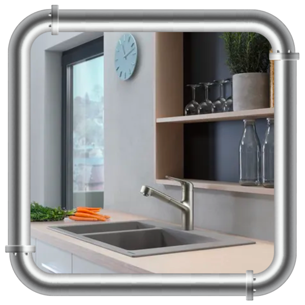 Mitigeur Hansgrohe cuisine avec rallonge et douchette – Image 3
