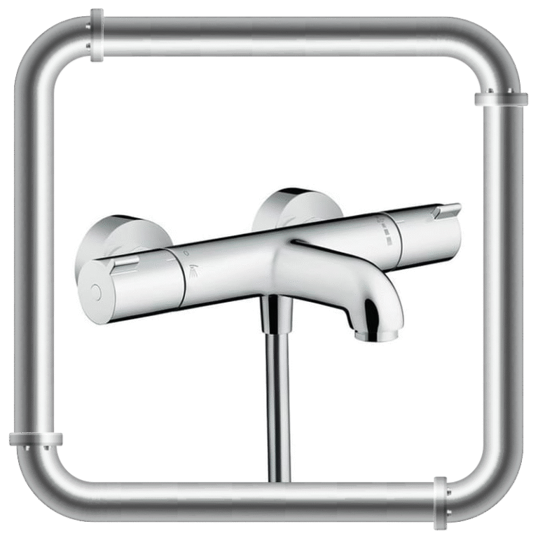 Hansgrohe Pack Ecostat 1001 CL Mitigeur Thermostatique baindouche + Set de douche Crometta Vario