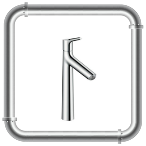 Évier pour vasque hauteur 19 cm