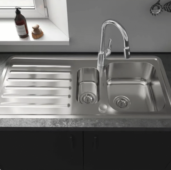 Mitigeur Hansgrohe cuisine bec de cygnes avec rallonge et douchette – Image 4