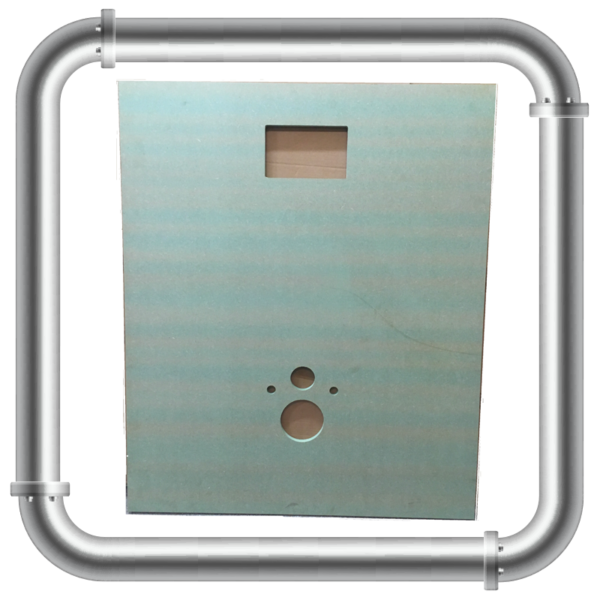 Panneau de finition pour toilettes suspendues