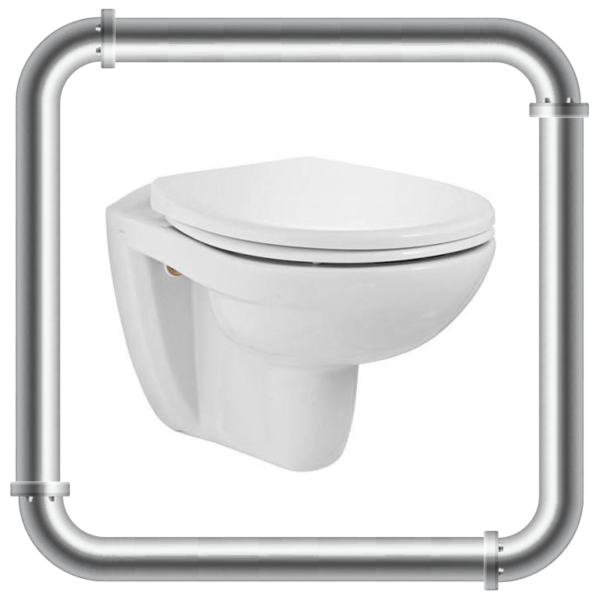 Cuvette suspendu japonaise (bidet) + abattant